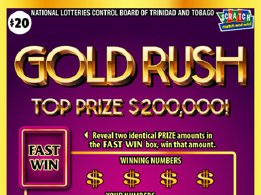 Scratch match and win game - Gold Rush - Win up to $200,000 and other prizes