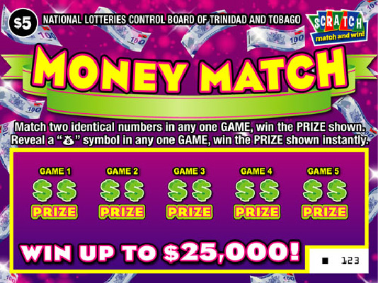 Scratch match and win game - Money Match - Win up to $25,000 and other prizes